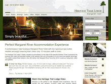 Tablet Screenshot of heritage-trail-lodge.com.au